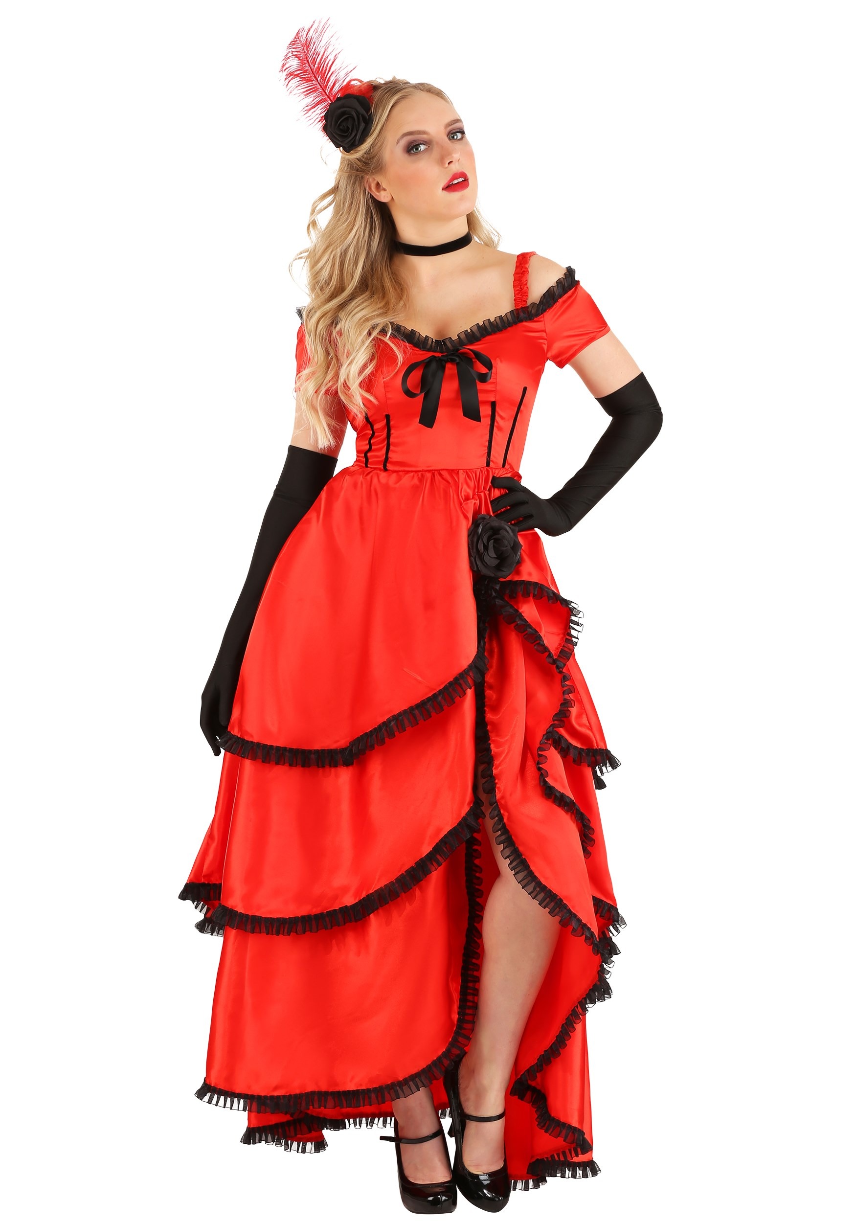 Image of Women's Sassy Showgirl Costume Dress ID FUN0870AD-M