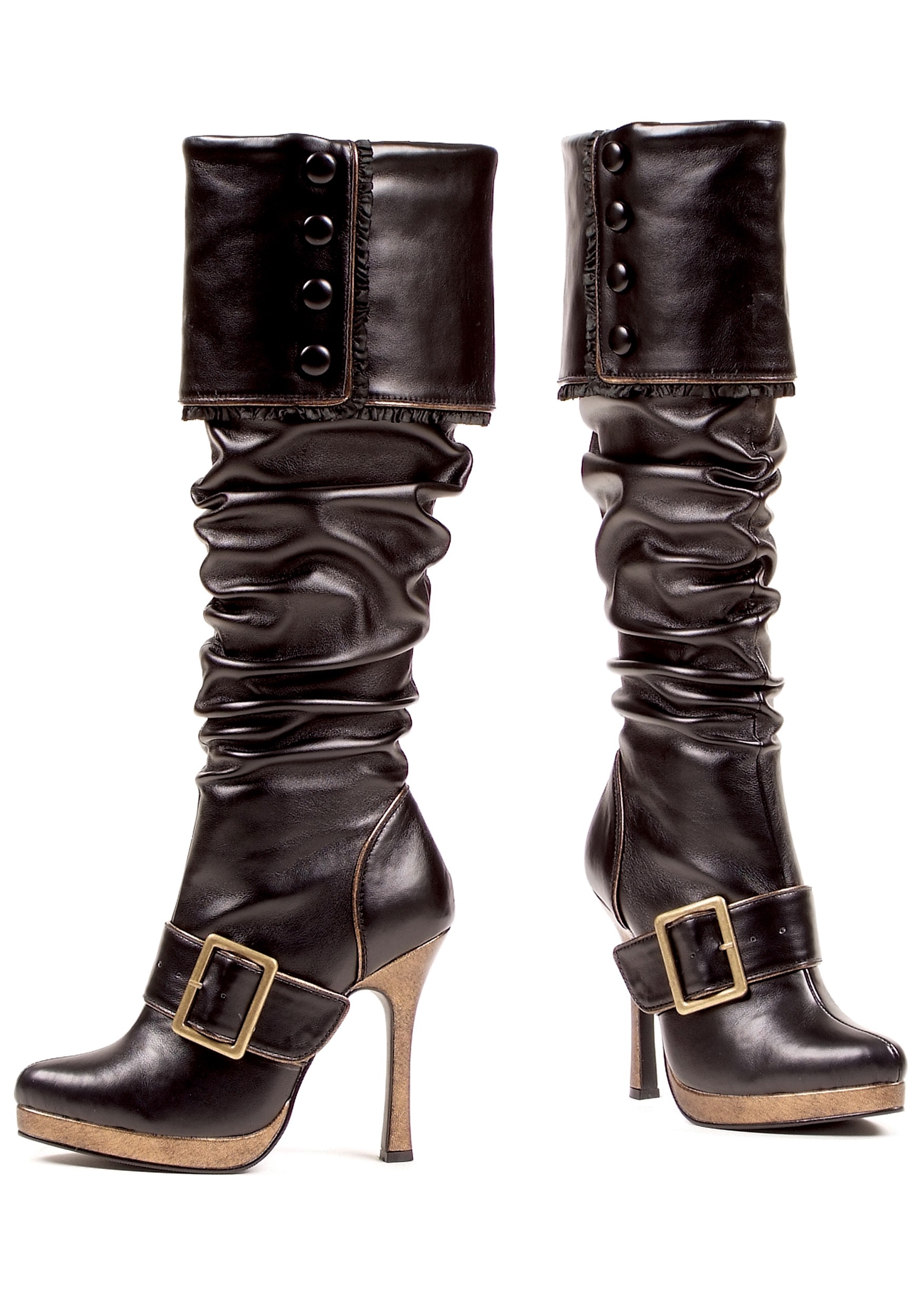 Image of Women's Sexy Buckle Pirate Boots ID EE426GRACE-10