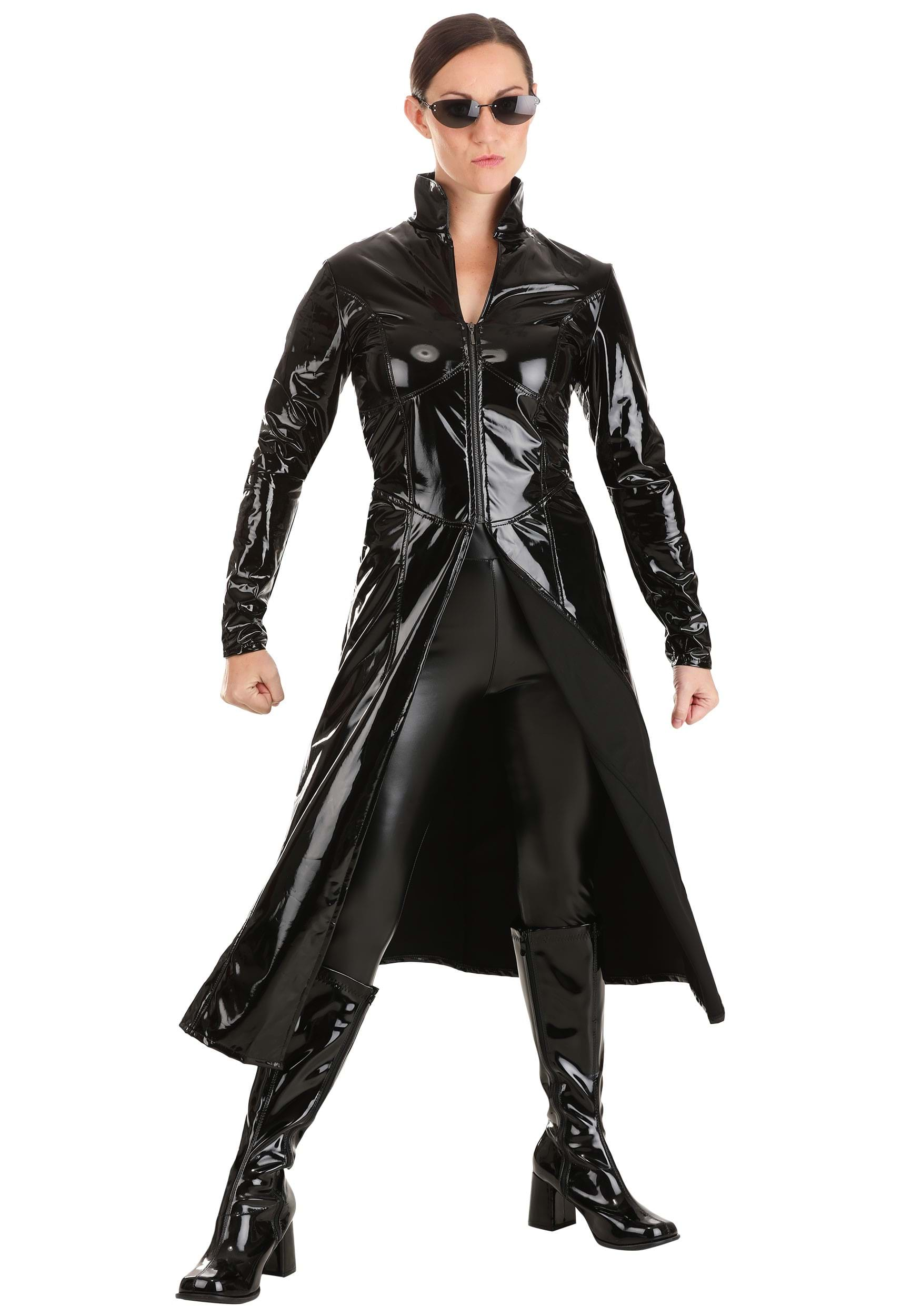 Image of Women's The Matrix Trinity Costume ID FUN2368AD-L