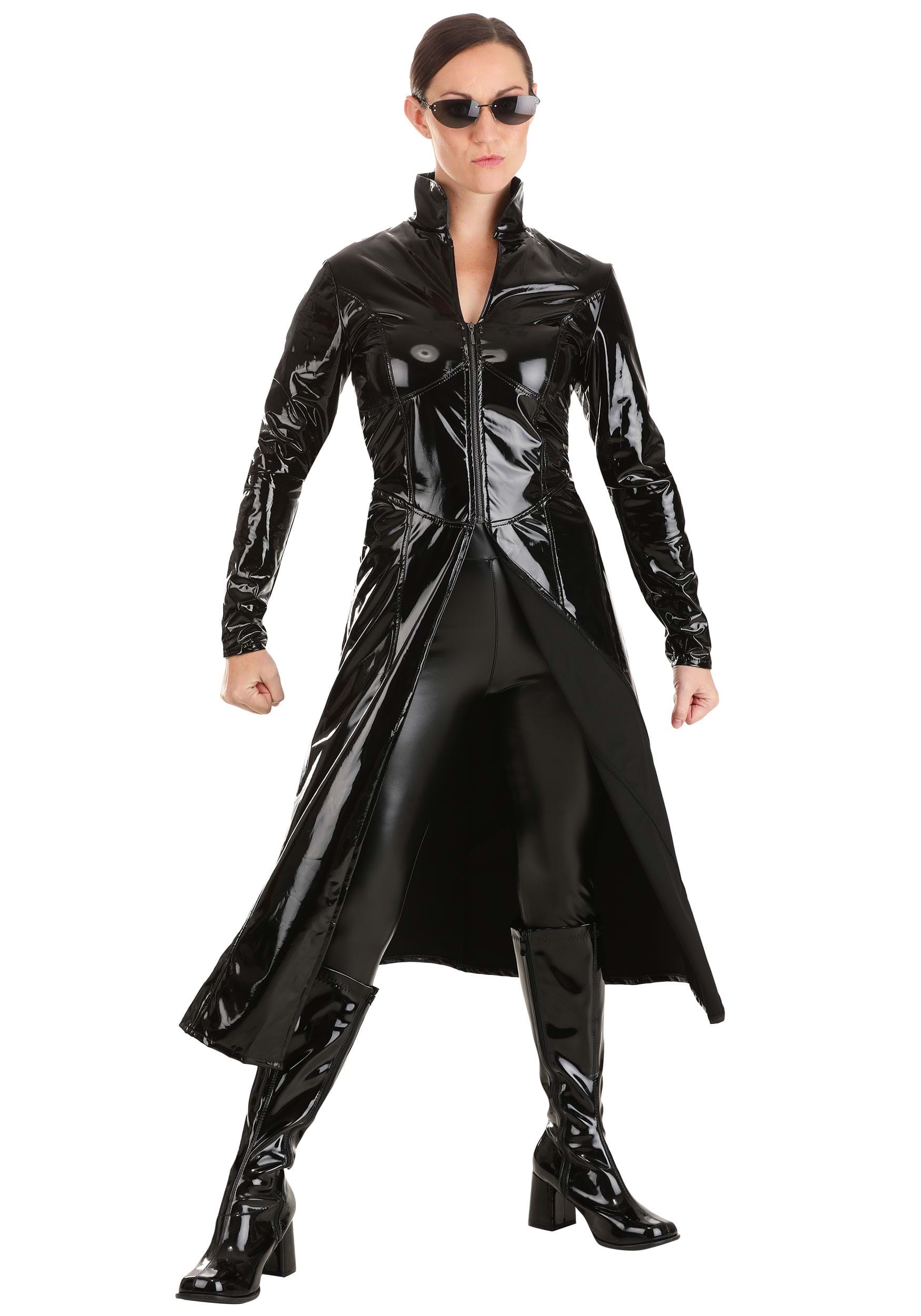 Image of Women's The Matrix Trinity Costume ID FUN2368AD-XS