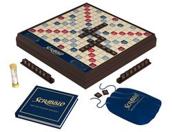Image of Wood Scrabble Deluxe Classic Edition