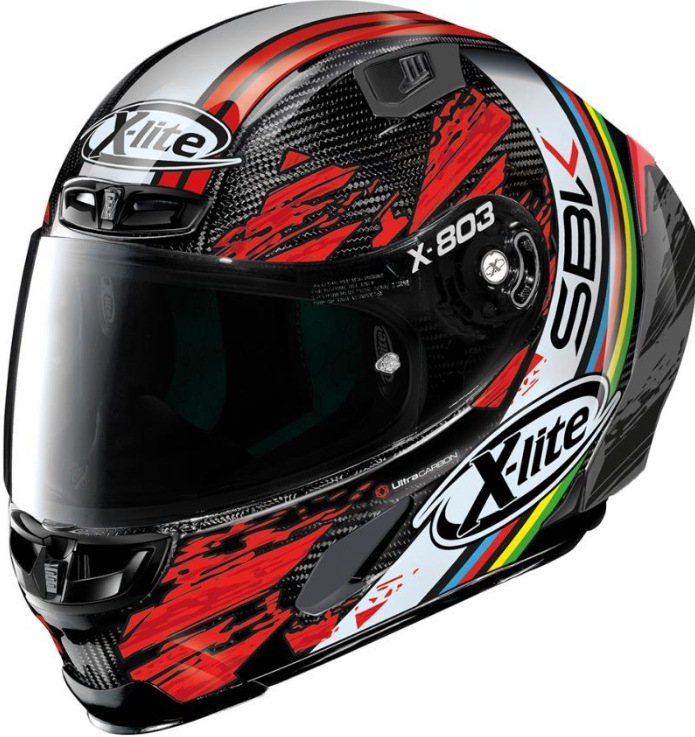 Image of X-Lite X-803 Rs Sbk 68 Ultra Carbon Full Face Helmet Talla 2XL