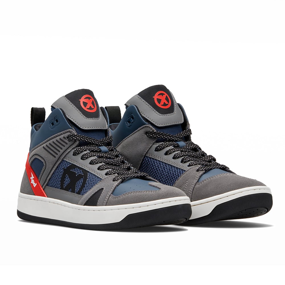 Image of XPD Moto-1 Bleu Gris Noir Chaussures Taille 43