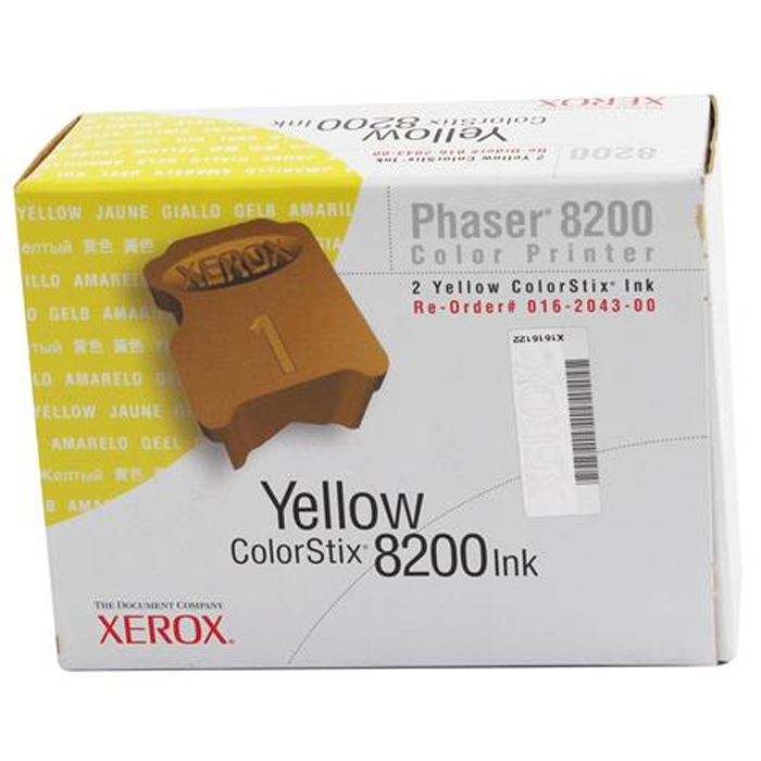 Image of Xerox originální toner 016204300 yellow 2800str Xerox Phaser 8200 2ks CZ ID 15206