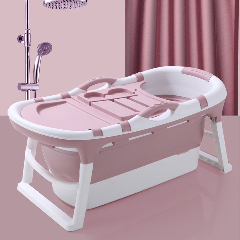 Image of Xiaoshutong 6866 123CM Portable Folding Baby Bathtub Surround Lock Temperature Thicken Material Not occupying land Durab
