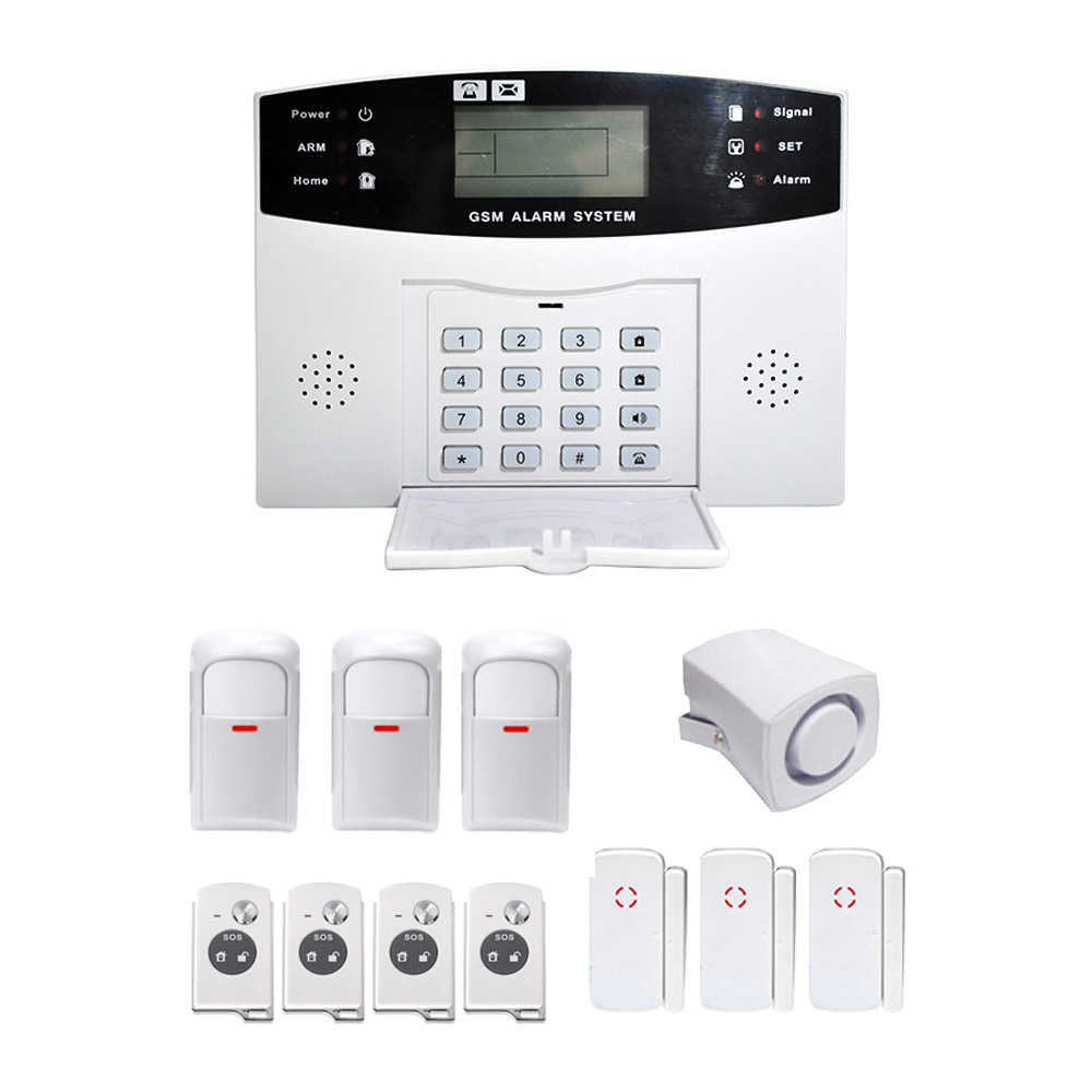 Image of YA-500-GSM-25 LCD Wireless GSM Autodial SMS Home House Office Security Burglar Intruder Alarm