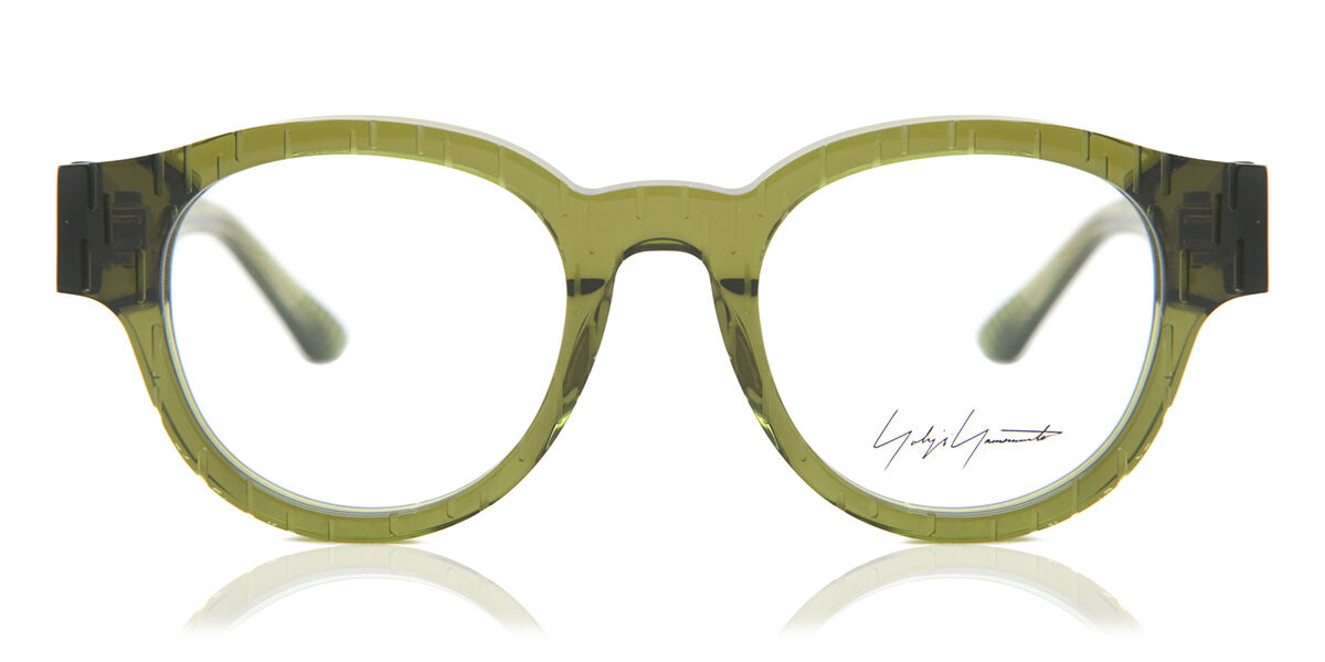 Image of Yohji Yamamoto L015 A006 Óculos de Grau Verdes Masculino PRT