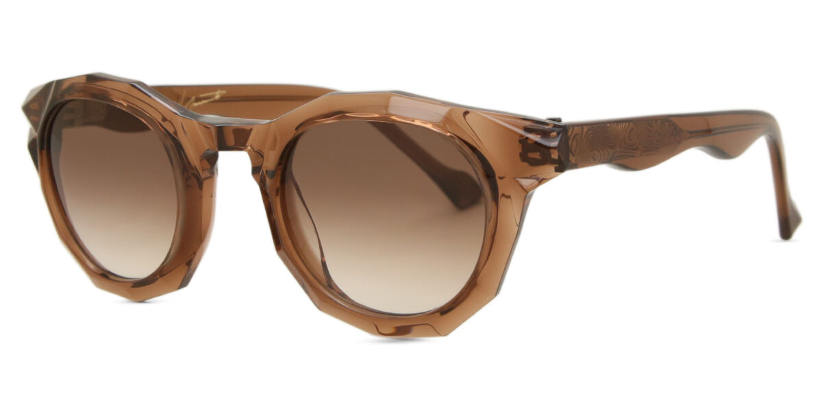 Image of Yohji Yamamoto Slook 012 A002 Óculos de Sol Marrons Feminino BRLPT