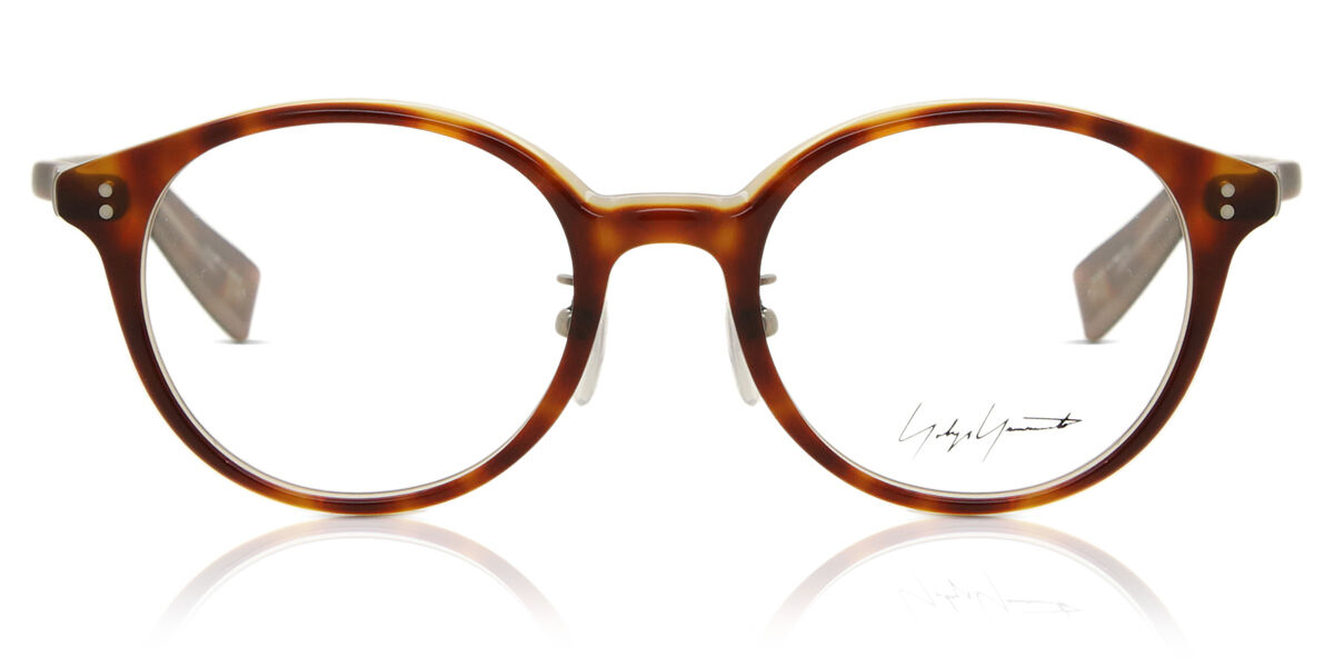 Image of Yohji Yamamoto YY1020 101 Óculos de Grau Tortoiseshell Masculino BRLPT