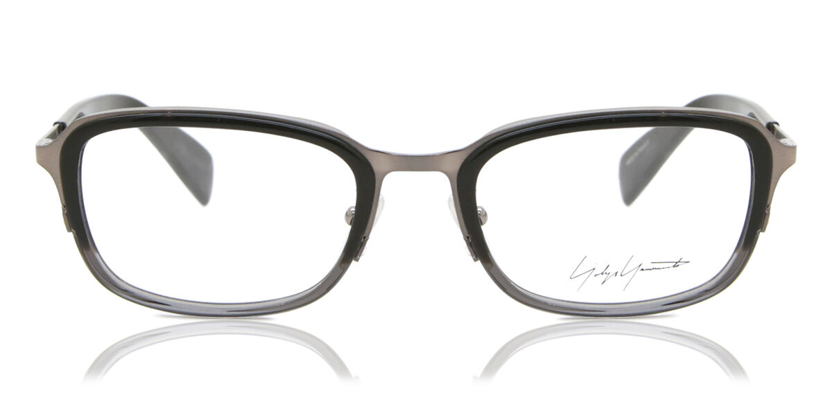 Image of Yohji Yamamoto YY1022 909 51 Czarne Męskie Okulary Korekcyjne PL