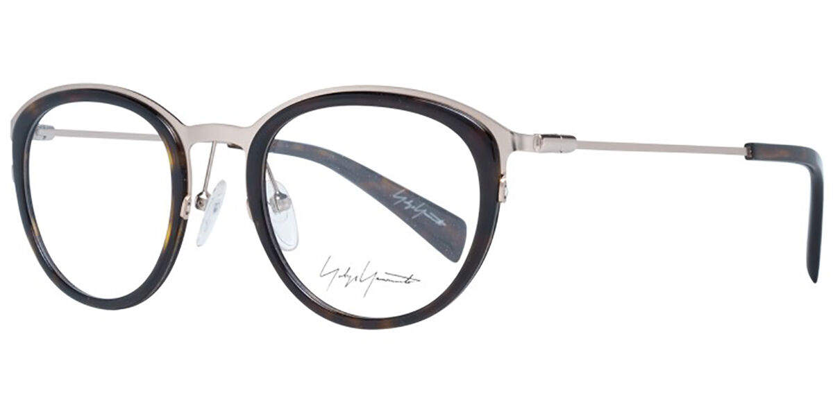 Image of Yohji Yamamoto YY1023 127 Óculos de Grau Tortoiseshell Masculino PRT