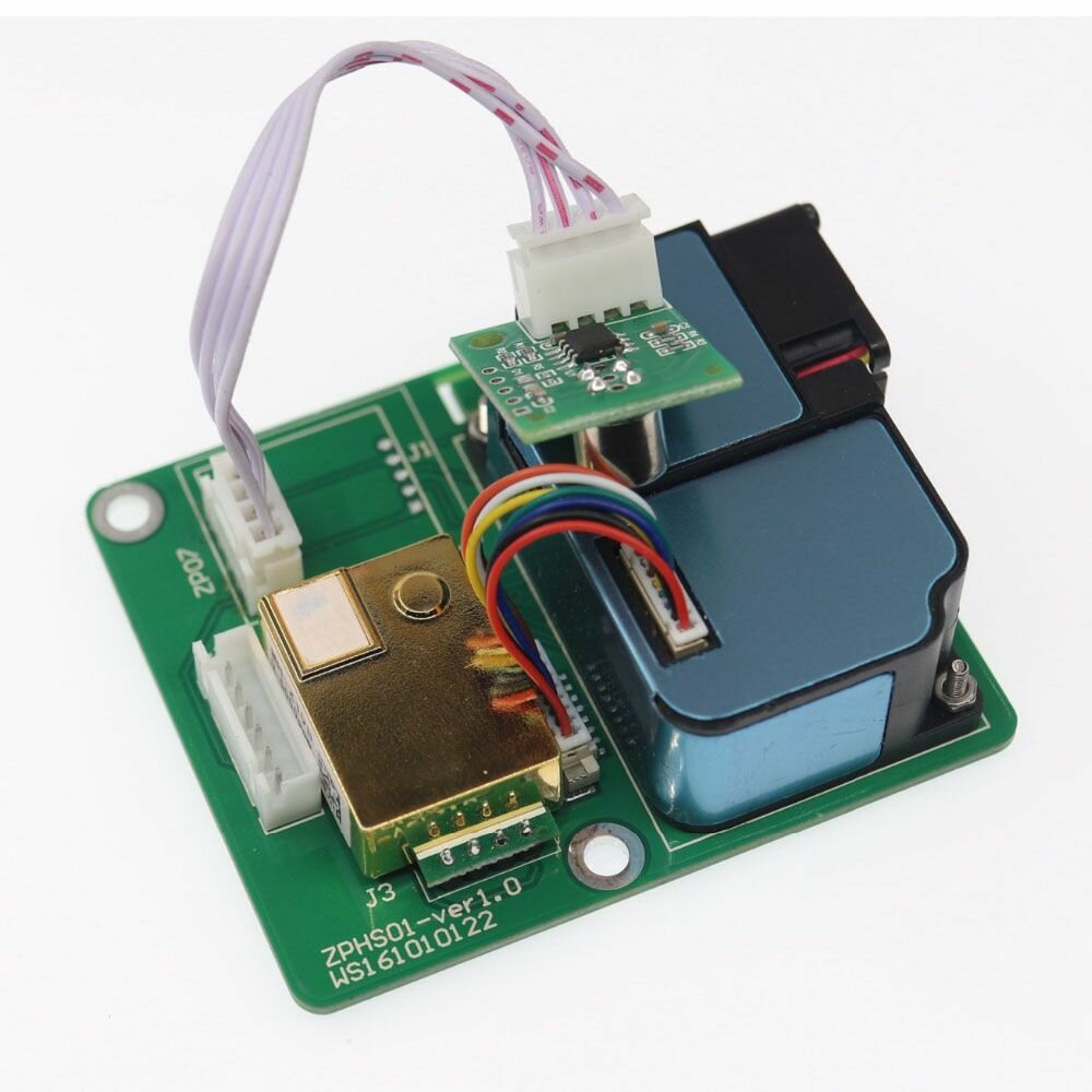 Image of ZPHS01 All-in-one Gas Detection Module Carbon Dioxide Dust PM25 Sensor PM25 + CO2 + CH2O + Temperature + Humidity Test