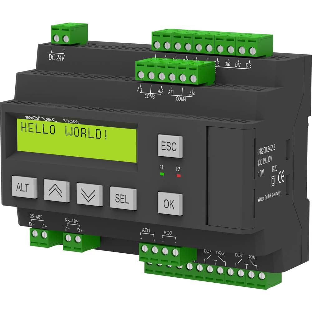 Image of akYtec PR200-2422 37C060 PLC controller 24 V DC