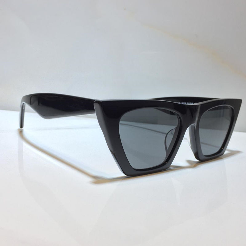 Image of cat eye sunglasses designer for women 41468 style Anti-Ultraviolet Shield lens Plate Acetate Full Frame Stylish Design Comfortable Fashion A