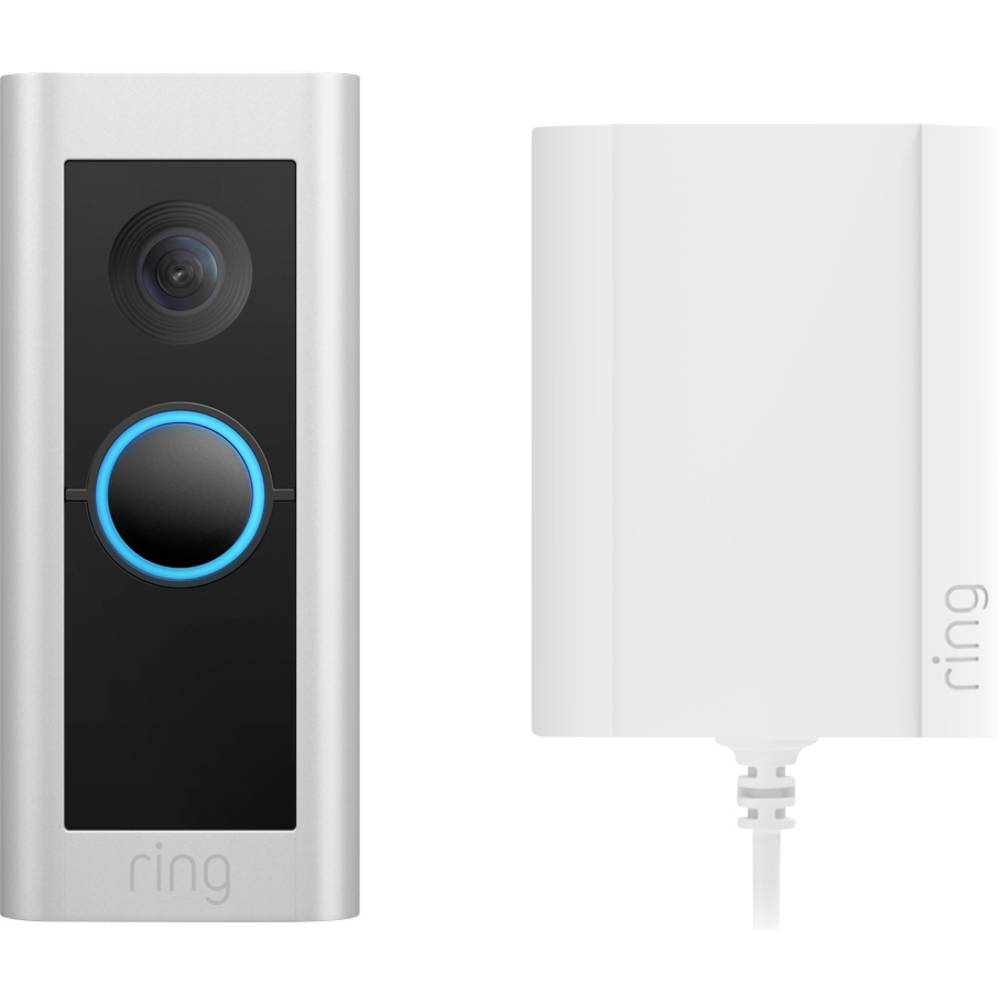 Image of ring Video Doorbell Pro Plugin 2 IP video door intercom Wi-Fi Outdoor panel Nickel (matt)