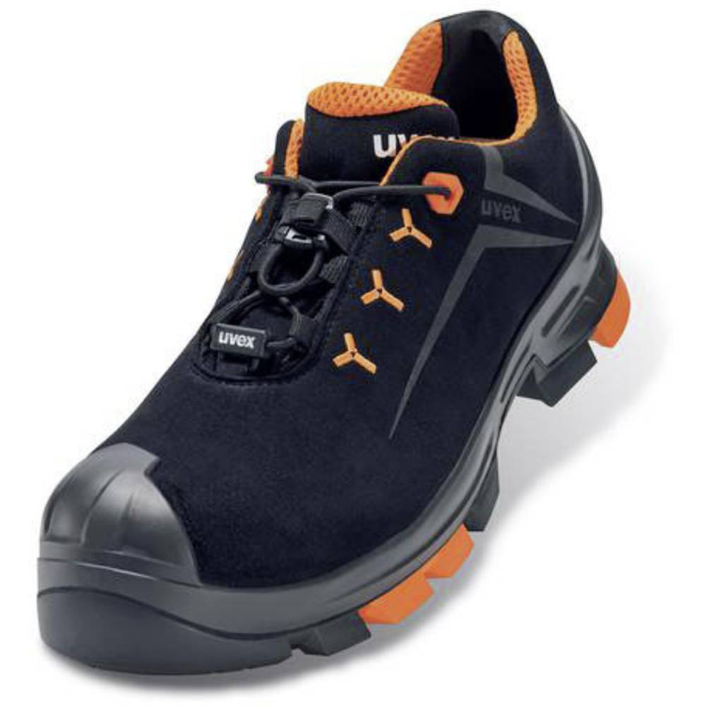 Image of uvex 2 6508243 ESD Protective footwear S3 Shoe size (EU): 43 Black Orange 1 Pair