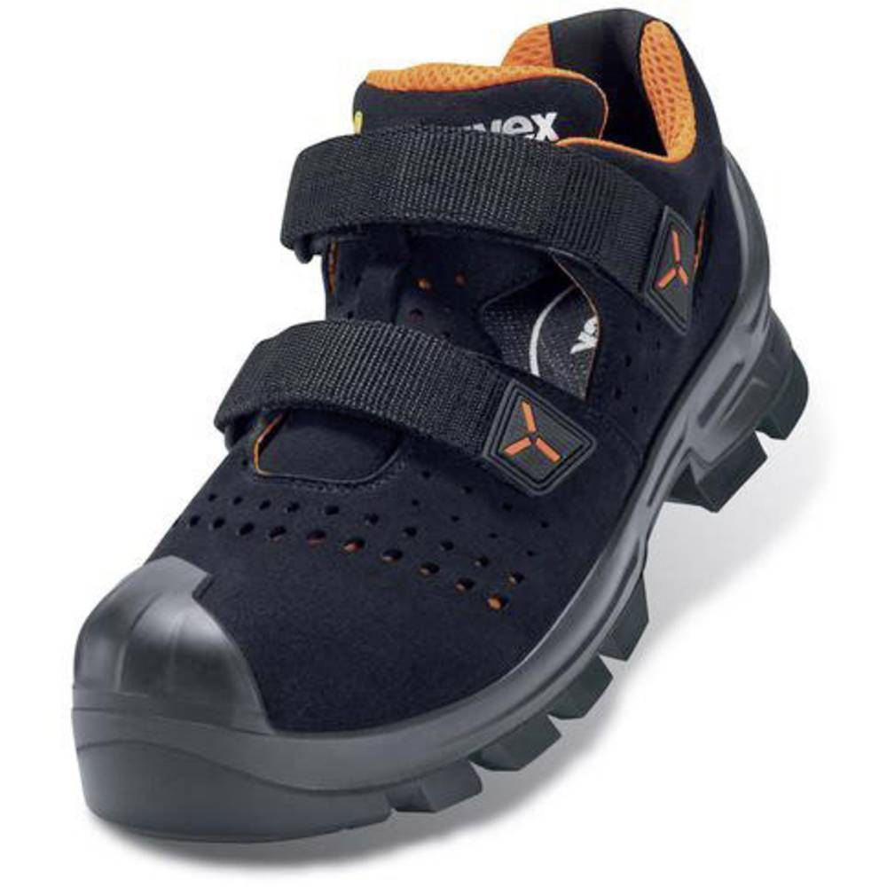 Image of uvex 2 MACSOLEÂ® 6520240 ESD Safety work sandals S1P Shoe size (EU): 40 Black Orange 1 Pair
