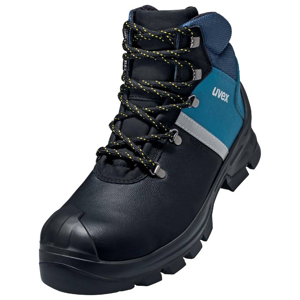 Image of uvex 2 construction 6513138 Safety work boots S3 Shoe size (EU): 38 Black Blue 1 Pair