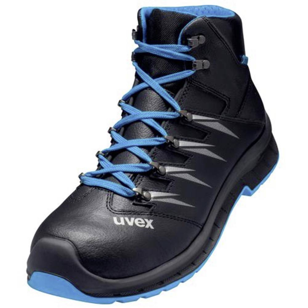 Image of uvex 2 trend 6935245 Safety work boots S3 Shoe size (EU): 45 Blue-black 1 Pair