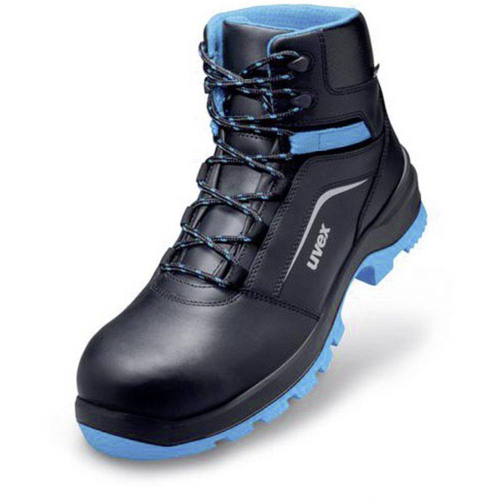 Image of uvex 2 xenovaÂ® 9556841 ESD Safety work boots S2 Shoe size (EU): 41 Black Blue 1 Pair