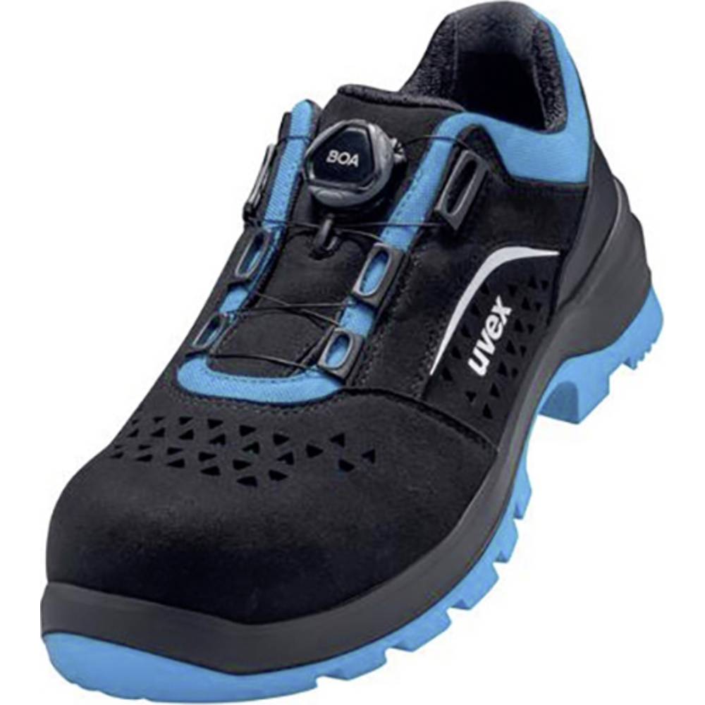 Image of uvex 9558 9558239 Safety shoes S1P Shoe size (EU): 39 Black/blue 1 Pair