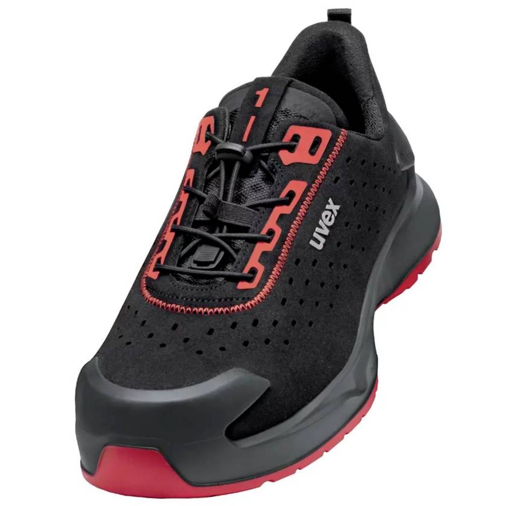 Image of uvex S1 PL PUR W11 6802239 Safety shoes S1PL Shoe size (EU): 39 Black Red 1 Pair