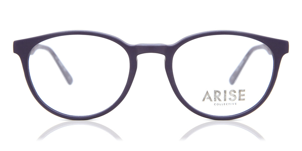 Image of Óculos de Grau Oval Aro Cheio Plástico Purple - Luz Anti Azul - Arise Collective BRLPT