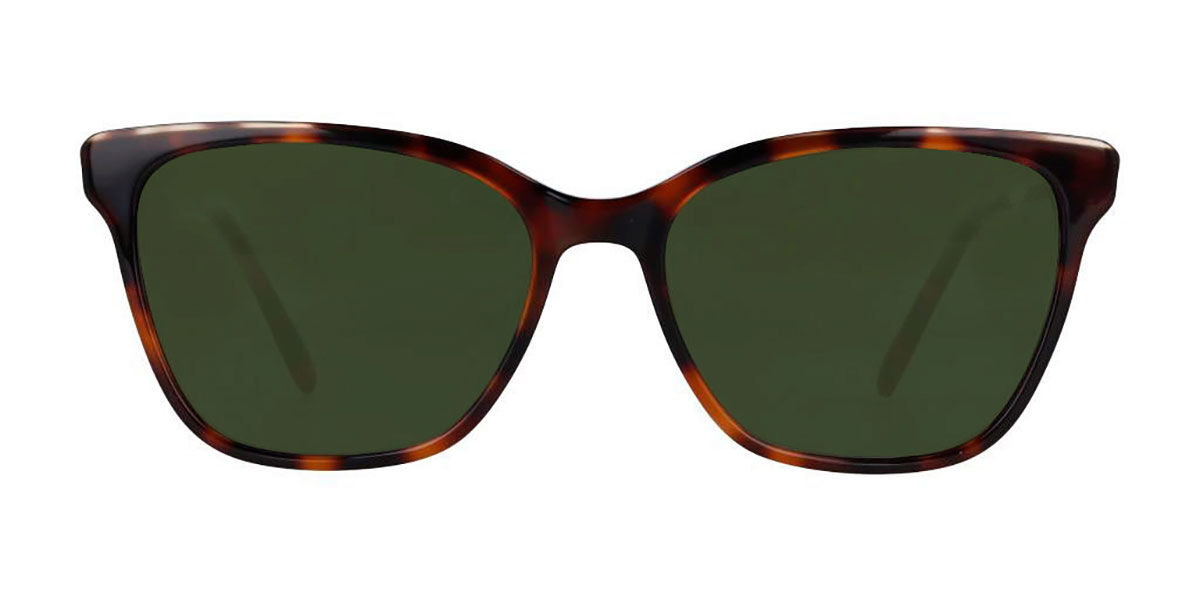 Image of Óculos de Sol Feminino Quadrado Aro Cheio Plástico Tortoiseshell - SmartBuy Collection BRLPT